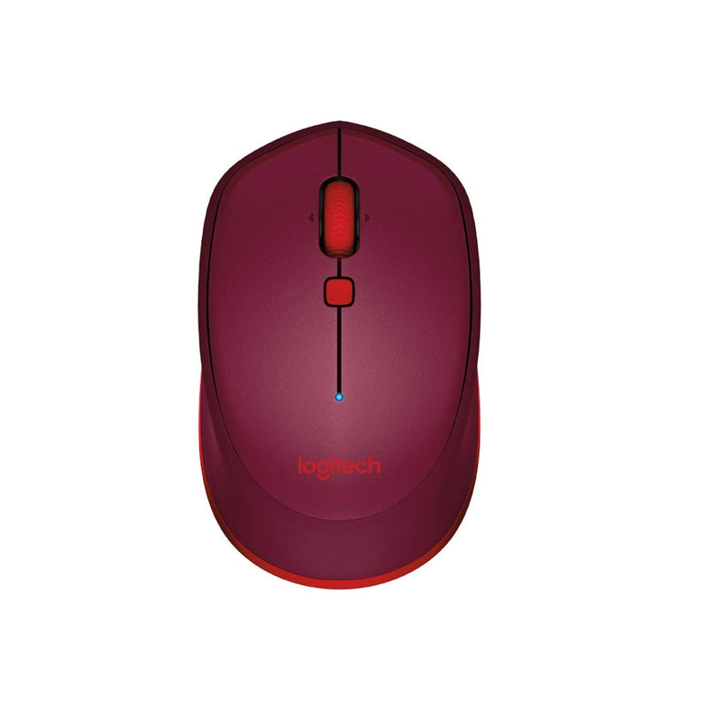 Logitech M337 Black Compact Bluetooth Mouse (Apple Mac, Microsoft Windows) (Red)