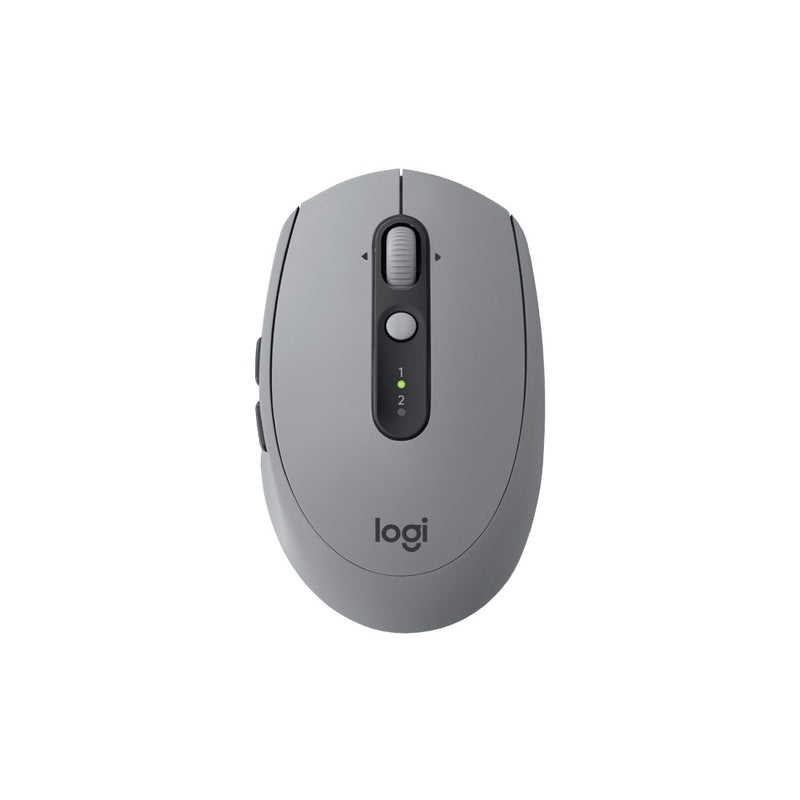 Logitech M590 Mid Grey Tonal Multi-Device Silent Wireless & Bluetooth Mouse with Logitech FLOW Technology